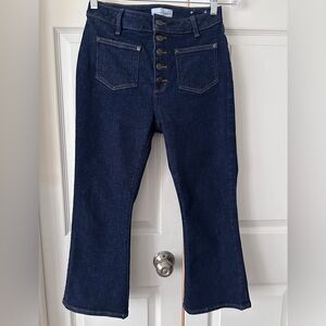 LOFT The Curvy Kick Crop Jeans